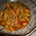 El cooksnap de ezequiel espinosa cuando hizo Fideos con salsa mediterránea.