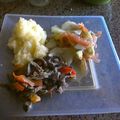 El cooksnap de Angerly Gamarra cuando hizo Fajitas de carne.