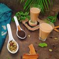 Lovely Agrawal का कुकस्नैप जब उन्होंने गुजराती रबड़ी चाय (Gujarati Rabdi chai recipe in hindi) बनाया था।