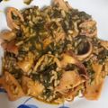 Cooksnap από FILIO στη συνταγή Καλαμαράκια με ρύζι και σπανάκι. 🦑