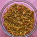 Sangita Vyas's cooksnap of when they made લીલી ચોળી રીંગણ નું શાક (brinjal chawli sabzi recipe in Gujarati).