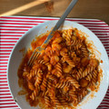 El cooksnap de Belen cuando hizo Pasta con salsa napolitana.