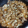 El cooksnap de Helen De Sade cuando hizo Carnitas en salsa roja.