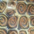 El cooksnap de "Cocina con Celi" cuando hizo Rollitos de canela con glaseado.