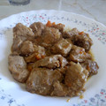 El cooksnap de Maria Martínez cuando hizo Magro de cerdo en salsa.