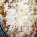 El cooksnap de Paola Altamirano cuando hizo Coliflor gratinada con pollo y salsa blanca.