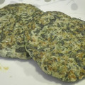 El cooksnap de Teresa cuando hizo Hamburguesas verdes (de espinacas y pollo).