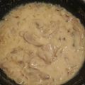 El cooksnap de Luna Vuistaz cuando hizo Salsa crema de champiñones.
