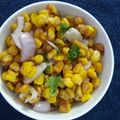 Sunanda Das's cooksnap of when they made Frozen Corn Chat.