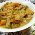 Mona Santosh 's cooksnap of when they made Avial Kerala style mixed vegetable curry with coconut & curd.