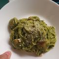 Cooksnap dari nidya wanda untuk resep Spaghetti with Spinach Carbonara Sauce (Pasta Bayam Creamy)