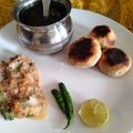 Epseeta Panigrahi's cooksnap of when they made Litti Chokha.