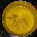 Nandini Das का कुकस्नैप जब उन्होंने बेसन कढ़ी (Besan kadhi recipe in Hindi) बनाया था।