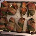 Silvia Leija's cooksnap of when they made Jalapenos wrapped in bacon.