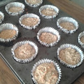 El cooksnap de vaninamiranda7 cuando hizo Muffins de Avena, Coco y Dulce de Leche 😏👌 (en licuadora).
