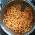El cooksnap de Jhonatan Zósimo Poma Machaca cuando hizo Espaguetis con atún.