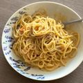 El cooksnap de Dagoberto cuando hizo Pasta carbonara.