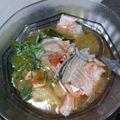 Cooksnap dari Trisiana Dwipajani untuk resep Sup Tetelan Salmon