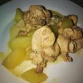 El cooksnap de Maria Isabel Ruz Diaz cuando hizo Alones de pollo al ajillo en Monsieur Plus.