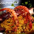 El cooksnap de Gema la gaditana cuando hizo Arroz de pulpo y gambón.