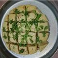 Asha Sharma's cooksnap of when they made Gujarati famous snacks, Dhokla.