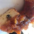 El cooksnap de Estéfani González cuando hizo Tarta de Manzanas invertida.