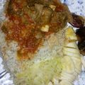 Mnawe Jane's cooksnap of when they made Wet fried Beef with Carrot Rice.