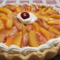 El cooksnap de Day Albarracin cuando hizo Tarta de los duraznos.