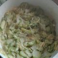 El cooksnap de Jonny Soriano cuando hizo Revuelto de zucchini.