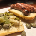 El cooksnap de @tesa.cuina cuando hizo Habas mini con salchichas frescas.