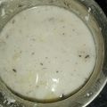MPari का कुकस्नैप जब उन्होंने फलाहारी आलू का रायता (falahari aloo ka raita recipe in Hindi) बनाया था।