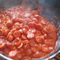 El cooksnap de Faby Barajitas🇲🇽🌻🌻 cuando hizo Salchichas entomatadas 😍.