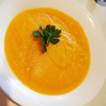 El cooksnap de Angie cuando hizo Sopa licuada de zapallo y papa.