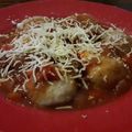 El cooksnap de Ley Durgalli cuando hizo Sorrentinos caseros de espinaca, carne y ricota.