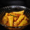 Ekta Rajput का कुकस्नैप जब उन्होंने बेसन गट्टे की सब्जी (Besan gatte ki sabzi recipe in Hindi) बनाया था।