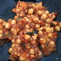 El cooksnap de Angie Perálvarez Fernández cuando hizo Garbanzos con pisto y picadillo.