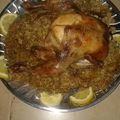 صورة من Sereen، شاركها بعد تجربة وصفة دجاج محمر محشي فريكة😊😊