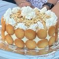 Mina Schelling's cooksnap of when they made Banana Pudding cake.