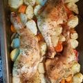 El cooksnap de Laia cuando hizo Pollo al horno (cuartos traseros).