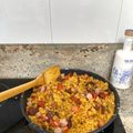 El cooksnap de Claudia cuando hizo Migas de harina.
