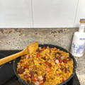 El cooksnap de Claudia cuando hizo Migas de harina.