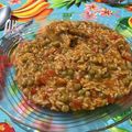 El cooksnap de Lucia Vidart cuando hizo Guiso de arroz con pollo.