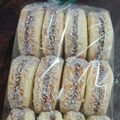 El cooksnap de Micaela Garay cuando hizo Alfajores de Maicena con harina leudante.