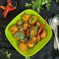 Mauli Mankad's cooksnap of when they made લીલા લસણ વાળી બટેટી(Lila Lasan Vadi Bateti Recipe In Gujarati).