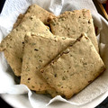 El cooksnap de Katana cuando hizo Crackers mix de semillas y orégano.