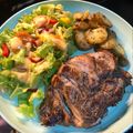 Cooksnap dari Bexa untuk resep Chicken grill & garlic potatoes & salad (saus thousand island)