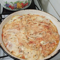 El cooksnap de Geraytere Monti cuando hizo Pizza exprés sin levadura sin amasado.