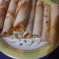 El cooksnap de Katherine cuando hizo Panqueques con manjar.