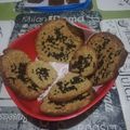 El cooksnap de Alejandro Saavedra cuando hizo Galletones de avena con chips de chocolate.