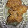 Bushra Mazhar's cooksnap of when they made KFC Chicken.